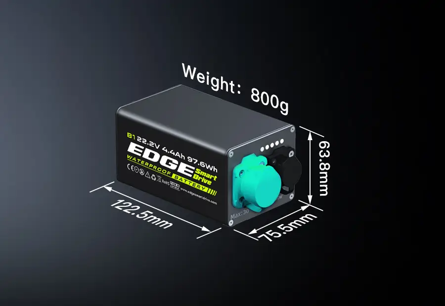 Tedgix K4C B1 waterproof battery