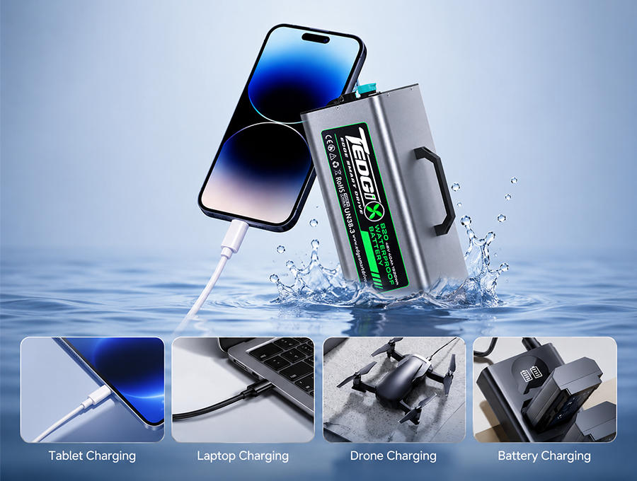 Tedgix K4S Sport waterproof battery high-capacity power bank