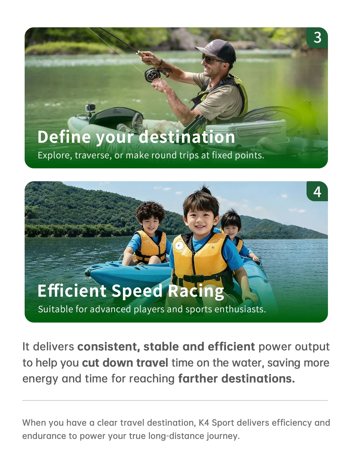 Tedgix K4S Sport destination exploration and efficient speed riding scenarios