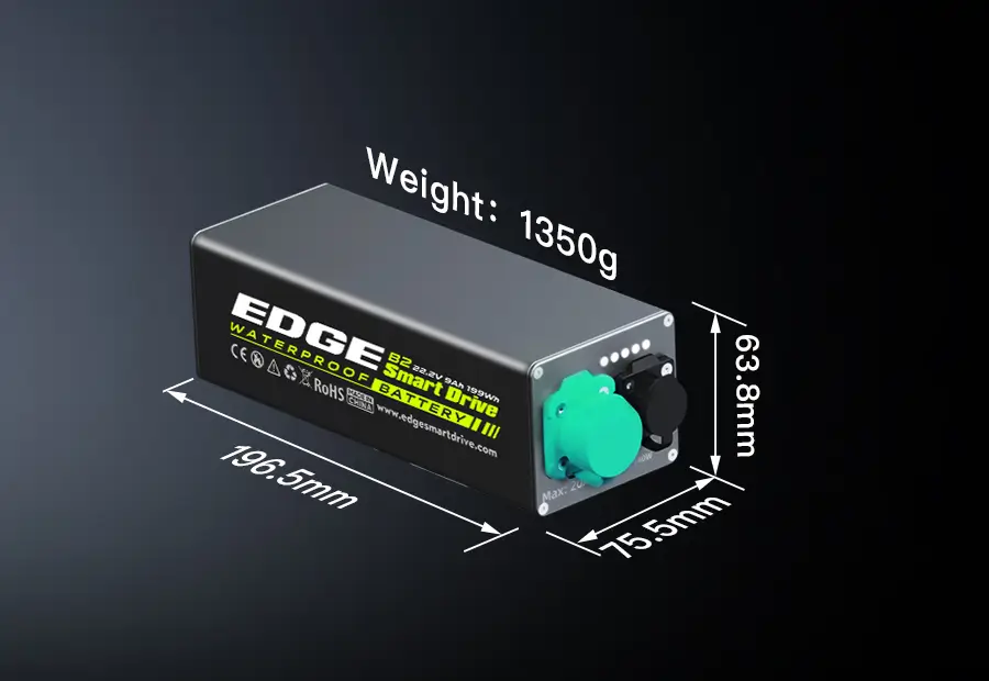 Tedgix K4C B2 waterproof battery