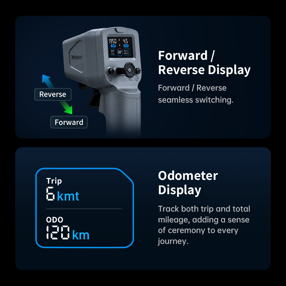 K4 Cruise forward reverse display and odometer display features