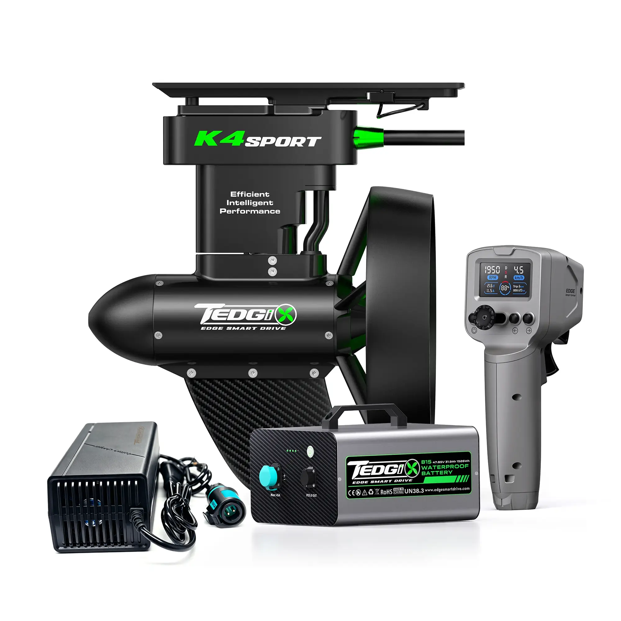 Tedgix K4S Sport Electric SUP & Kayak Motor with Wireless Remote (Pre-order: Est. Ship in September) - edgesmartdrive