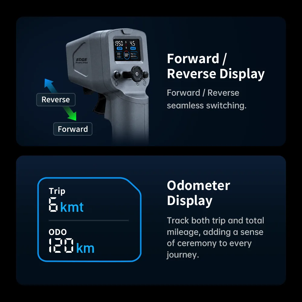K4 Cruise forward reverse display and odometer display features