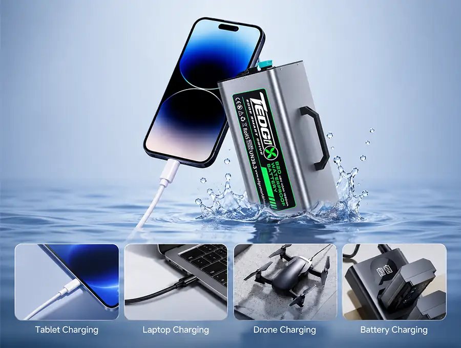 Tedgix K4S Sport waterproof battery high-capacity power bank