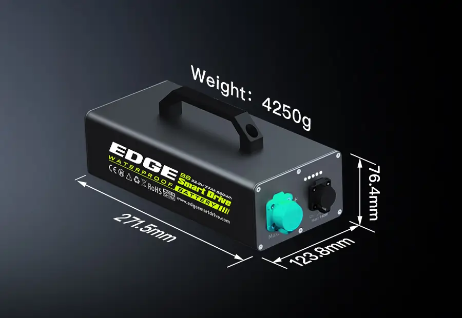 Tedgix K4C B8 waterproof battery