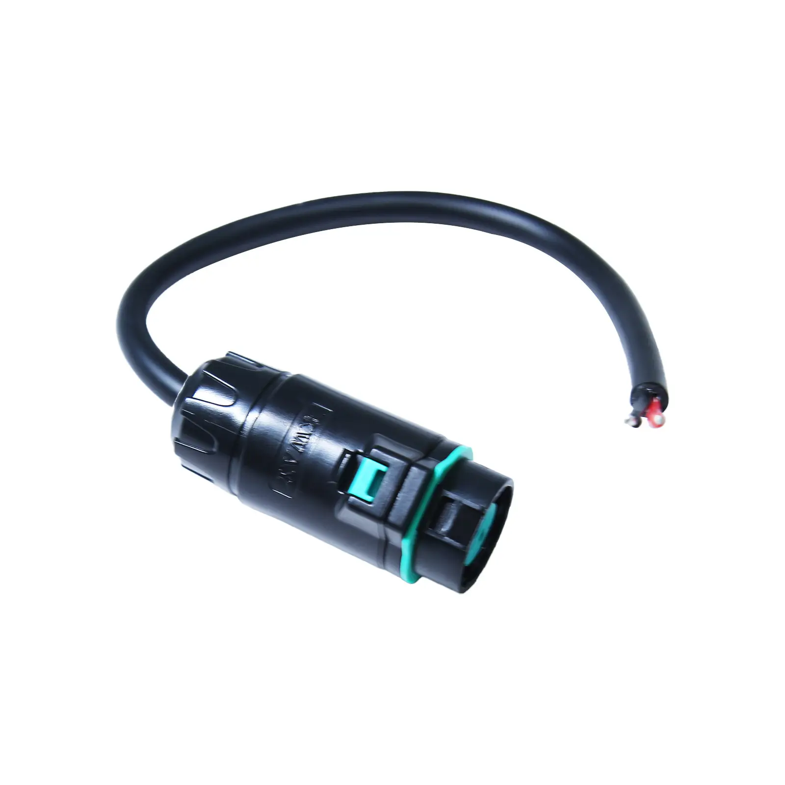 Side profile of the spare waterproof plug for TEDGIX K4 motor, designed for secure electrical connection and water resistance.