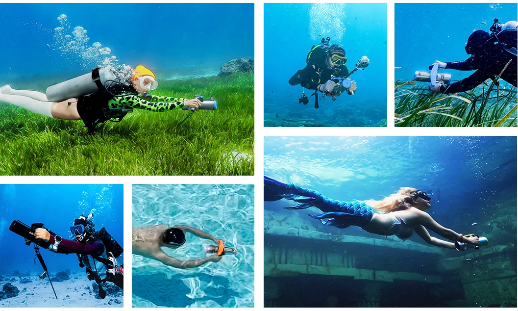 Versatile usage of TEDGIX K5: Perfect for scuba diving, snorkeling, free diving, and one-handed operation for underwater photography.